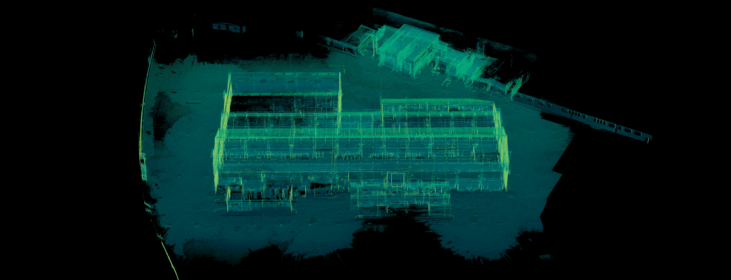 Rilievo Integrato Rimessa ATAC Tor Vergata